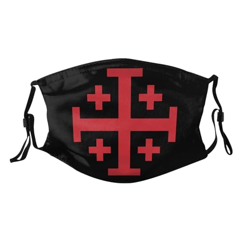 Jerusalem Catholic Cross Adult Dust Mask Adjustable Dust Face with 2 Filter63