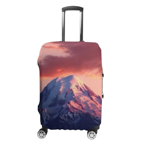 Mount at Sunset Luggage Cover, Elastic Luggage Protector Fits 19-32in Suitcases, Washable & Anti-Scratch Suitcase Cover for Men Women M
