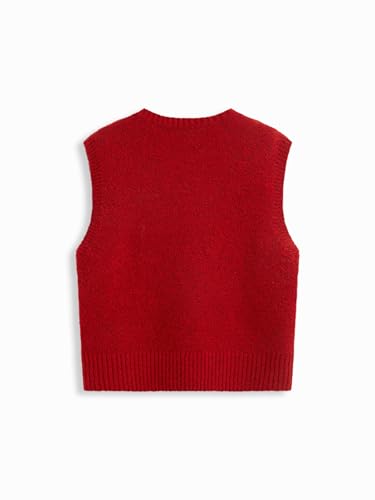 Image of CIDER Women's Sweater Vest Knit Sleeveless Pear Cute Graphic Tank Top | Fun Tops, Fall, Trendy Outfits