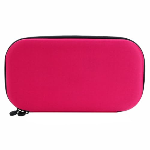 KAILIKETIY Estuche Protector para Estetoscopio Fetal Portátil de Eva Diseño de Malla y Correa de Mano, Resistente a Golpes y Salpicaduras, Bolsa de Almacenamiento Rosa
