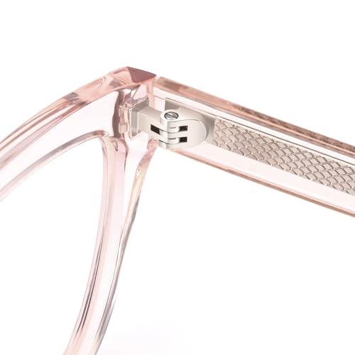 Image of Dollger Blue Light Blocking Glasses For Woman Men Rectangle Cat Eye Computer BlueLight Glasses Clear Lens Non-Prescription