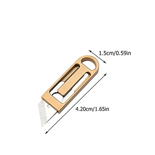 NUOBESTY Pakket Opener Briefopener Sleutelhanger Rvs Envelop Slitter Plastic Doos Cutters Veiligheid Utility Cutter Voor… - Afbeelding 8