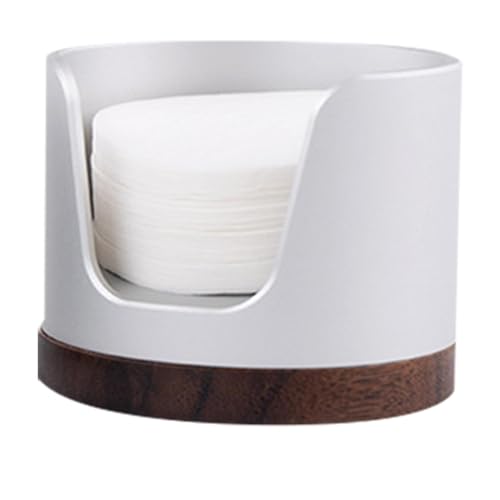 Porta filtro di carta espressi – Scatola per filtro caffè, porta filtro a punta moka | Vintage Farmhouse Style contenitore contenitore per deposito polvere per espressi – Carta filtrante