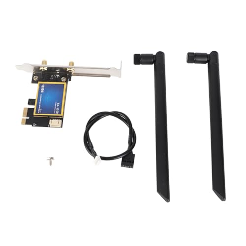 Tarjeta WiFi PCIE Dual Band 1200Mbps 2.4G 5G Adaptador de Red 4.0 para PC Windows 7 8 10, Plug and Play miniatura 6