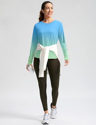 Image of Women's Sun Shirts UPF 50+ Long Sleeve UV Protection Shirt Lightweight Quick Dry Workout Hiking Tops for Women
