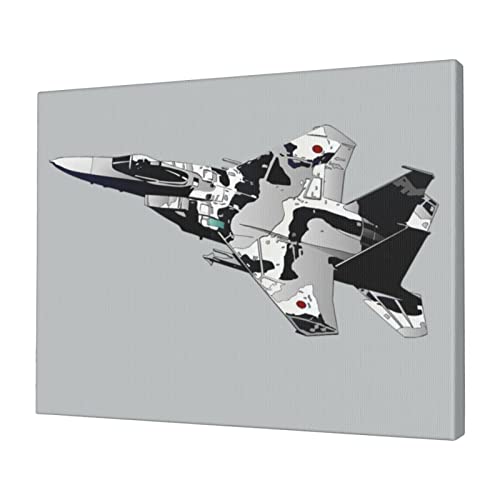 アートパネル F-15J イーグル戦闘機 飛行機 アートフレーム モダン ポスター フレーム装飾画 キャンバス絵画 アートボード 玄関 木製 部屋飾り 壁の絵 壁掛け ソファの背景絵画 木枠セットアニメ グッズ キャラクター プレゼント 30x40cm