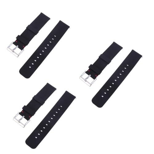 Bracelet de montre elastique en toile DOITOOL (Lot de 3) sangle de remplacement ergonomique
