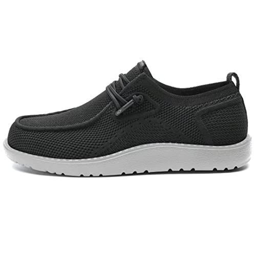 Image of Mens Wide Shoes Casual Slip On Shoes for Men - Men Loafers Wide Comfortable Boat Shoes with Arch Support