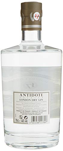 Antidote Original Gin - Premium Qualität - Hergestellt aus französischen Trauben - 17 aromatische Pflanzen, 5 Destillationen - 40% (1 x 0,70 L) – Bild 3