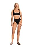 Vitamin A Women's Swimwear Mika Bralette Bikini Swim Top Separate Eco Lux, Black, Small