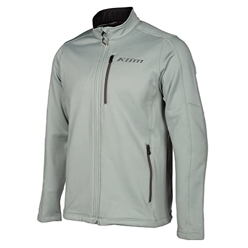 KLIM Men's Inferno Mid-Layer Jacket - Size Medium - Slate Gray - Black