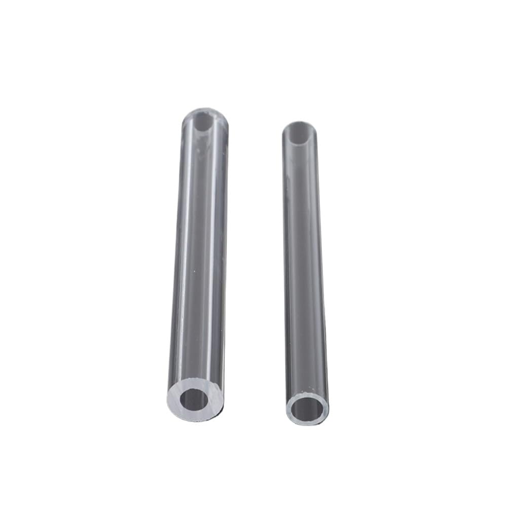 Acrylic Rigid Round Tube, Acrylic Pipe 2pcs Transparent PMMA DIY PC Water Cooling Pressure Resistance Multiple Sizes(49CM*16MM*10MM)