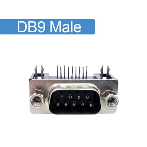 Conector DB9 RS232 en ángulo de 90 grados para organizar cables de datos en cajas de proyectos PCB 2