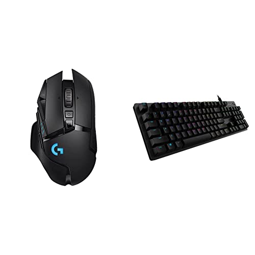 Image of Logitech G502 Lightspeed Wireless Gaming Mouse, Hero 16K Sensor, 16,000 DPI, RGB, Adjustable Weights