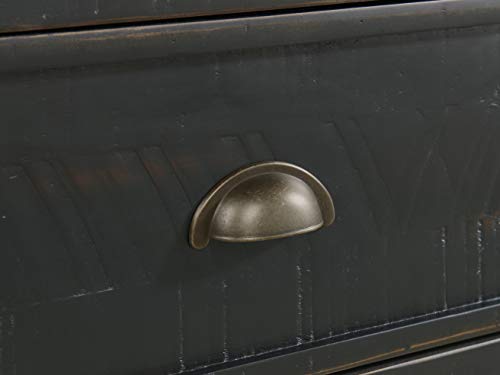 Martin Svensson Home Monterey TV Stand, Black with Brown Top - Image 8