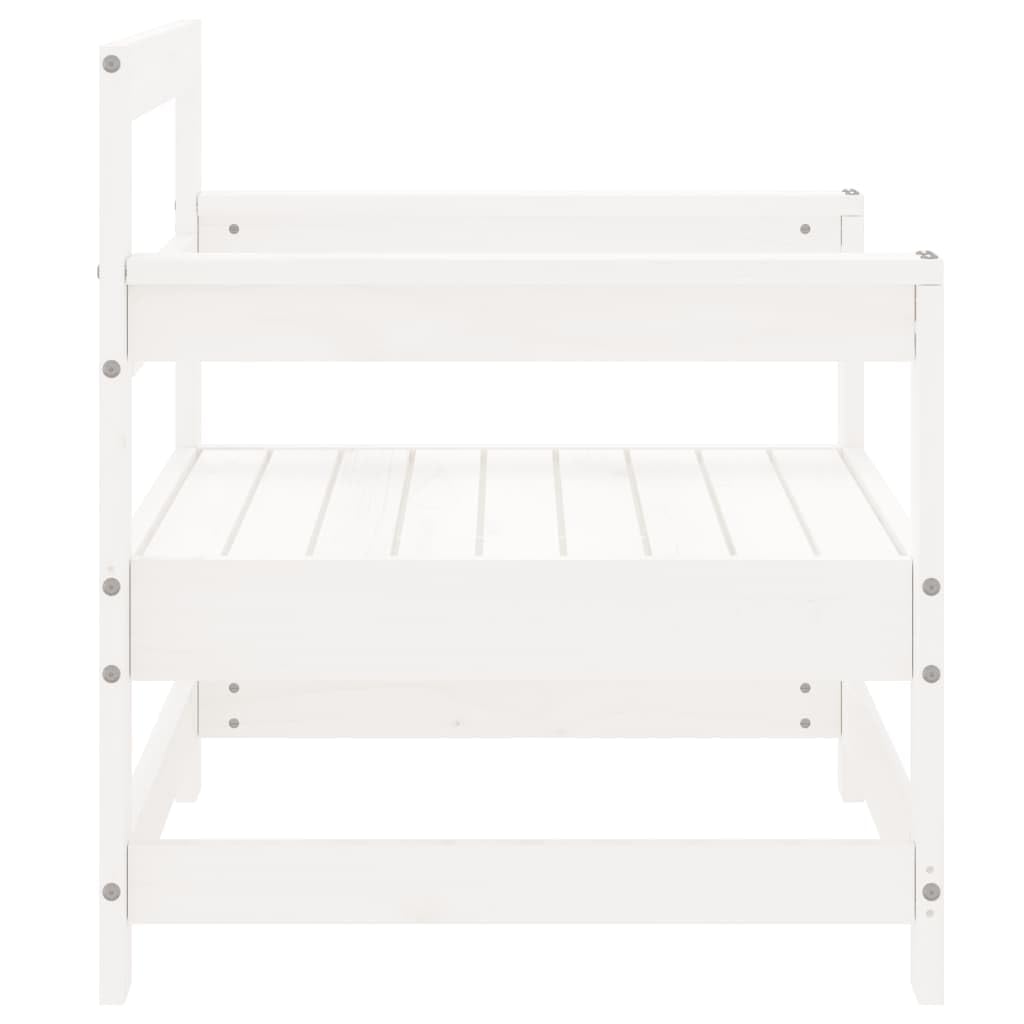 Chaises de jardin en pin massif lot de 2 fauteuils bois terrasse