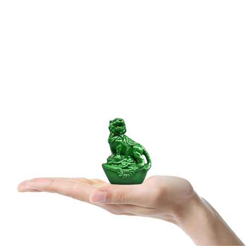 Estatua Tigre Feng Shui Pequeña de Madera para Suerte y Riqueza miniatura 4