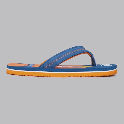 Image of Kidsville Official Naruto Anime Printed Blue Kids Boys Flip-Flop | Soft, Non-Slip, Indoor, Outdoor, House Slipper, Comfortable & Durable Footwear for Children