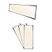 ECD Germany 3 x LED Panneau 42W - 120 x 30 cm - Ultra mince - SMD 3014 - Blanc chaud 2700K - 220-240 V - Environ 2640 lumens - Plafonnier encastré