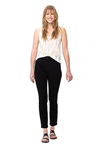 Judy Blue Women's Mid Rise Basic Slim Fit Jeans4