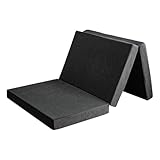 タンスのゲン マットレス シングル【全部洗える】厚み10cm「純」高反発(R) 密度25D 硬さ190N 三つ折り 敷布団 パイル 13810084(100399)