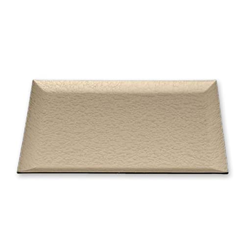 J-kitchens お盆 尺4吹上 盆 シャンパンゴ−ルドアクアSL(約 42.5×33×2cm) 日本製