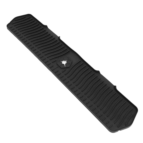 Alfombrilla protectora de cocina de silicona gris y diseño premium 76 cm 2