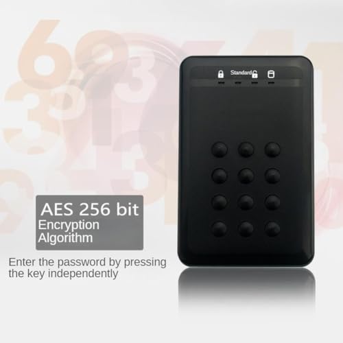 Boîtier de disque dur crypté au format 2.5 pouces compact - 6