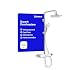 Produktbild Duravit Duschsystem, wassersparendes Shower System, Duschkopf mit 3 Strahlarten (Rain, Pulse, Mono), im Winkel verstellbar, Duschset reinigungsfreundlich, Duschsystem mit Thermostat, Chrom/Weiß