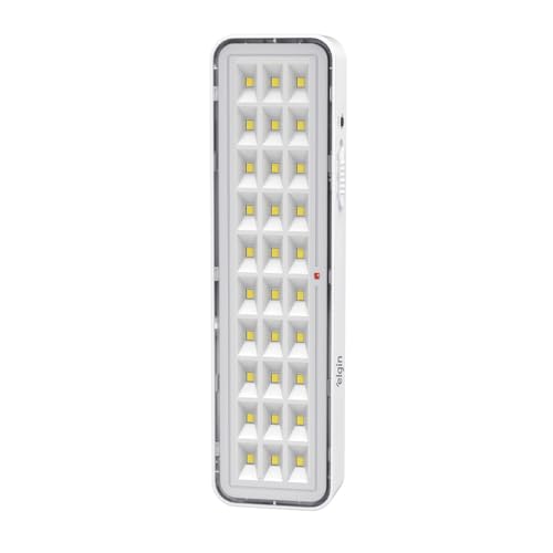 Luminária De Emergência 30 LEDS 2W Elgin Bivolt Bateria até 6 horas Luz Branca Fria