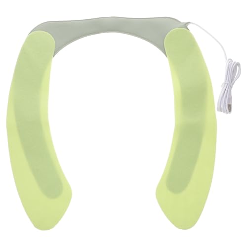 OHPHCALL Cojín Cómodo para Asiento de Inodoro de Temperatura Constante Calefacción Inteligente Material Pu y Franela para Uso en Baño durante Días Fríos