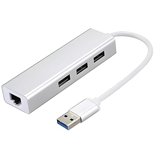 USB HUB, USB to RJ45 Ethernet HUB Adapter, 3 Port USB Ethernet LAN Network Connector Compatible with Windows 10/8/8.1,Mac OS, Surface Pro, Chromebook, Linux, PC Etc-image-15
