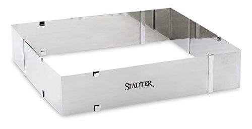 Städter Backform, Metall, Silber, 24 x 20 x 6 cm