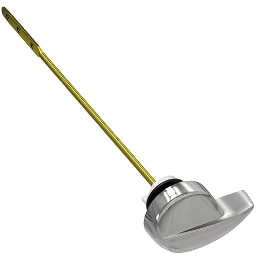 Image of Side Mount Toilet Handle Replacement, Compatible with American Standard, Kohler, TOTO, Gerber and Most Side Mount Toilet Tanks - Chrome Polished