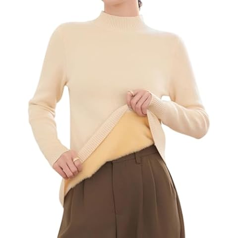 Minetom Pull Femme Col Roulé Cover
