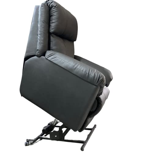 Image of Black 1-Seater Electric Recliner Durability. 2-Year Warranty. Elevate Your Home Relaxation