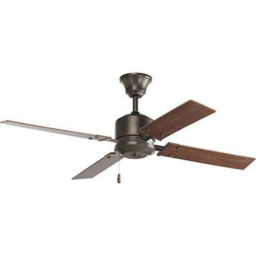 Get Discount 70% Price Progress Lighting P2531-20 52-Inch 4-Blade Ceiling Fan,Antique Bronze