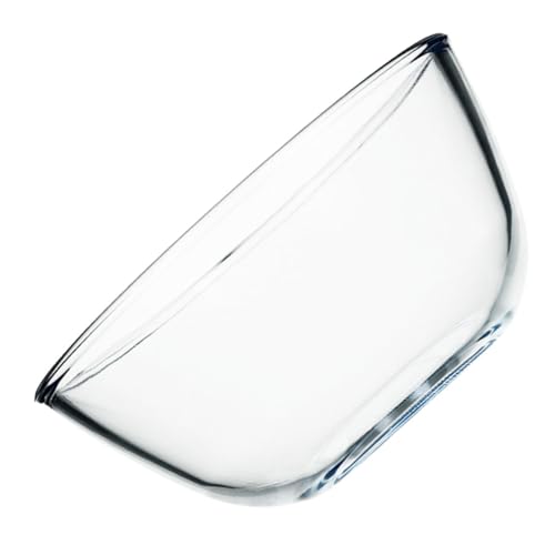 Saladier en verre grand format pour mélanger sans déborder vos repas