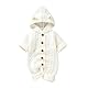 Haokaini Neugeborenes Unisex Baby Jungen Mädchen mit Kapuze gestrickt Strampler Jumpsuit Strampler Pullover Winter Warm Schneeanzug Outfits