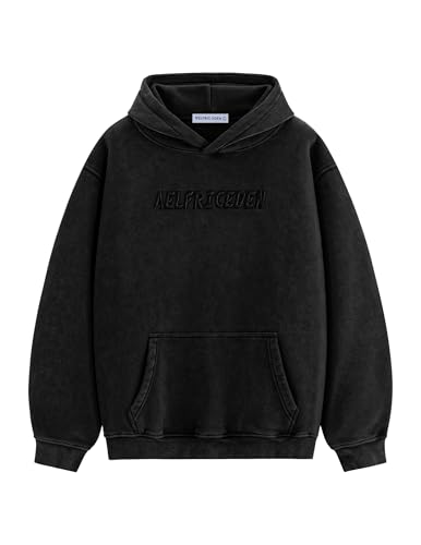 Amazon.com: Aelfric Eden Hoodies Mens Acid Wash Hoodie Oversized
