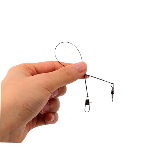 KICHOUSE 50pcs Essential Fishing Leaders Wire miniatura 3