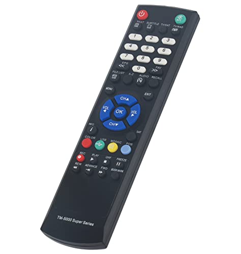 TM-5000 Remote Control Replacement Suit for Technomate Digital Satellite ReceiverTM-5300D M2 USB Super+,TM-5200D M2 USB Super+