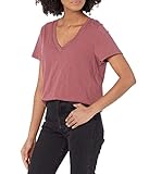 Madewell Whisper Cotton V-Neck Tee Pressed Grape MD (Women's 6-8)