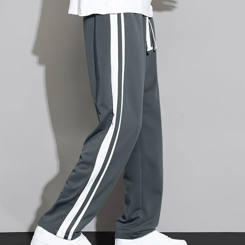Men's Casual Loose Sweatpants Y2k Baggy Track Pants Drawstring Wide Leg Lightweight Trousers Streetwear3