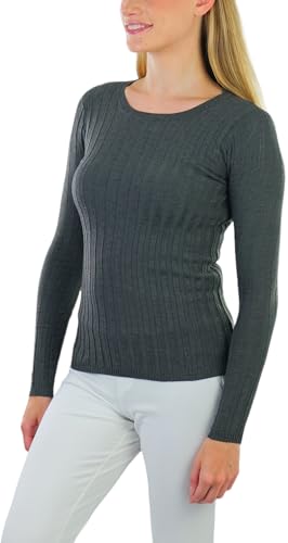 Image of ToBeInStyle Women's Classic Long Sleeve V-Neck Pullover Sweater
