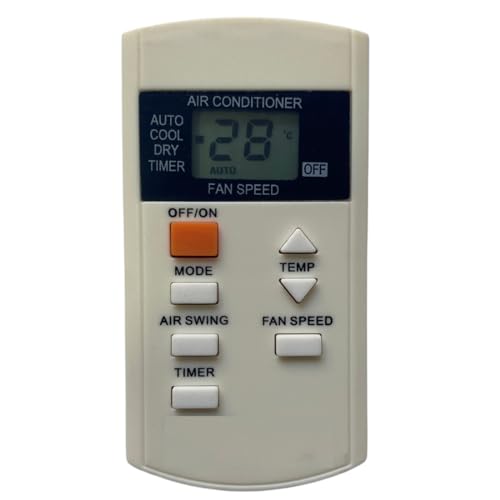 Image of Upix AC Remote No. 44 (No Backlight), Compatible /Replacement for Panasonic AC Remote Control (Exactly Same Remote Will Only Work)
