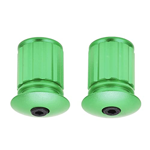 SPYMINNPOO Bike Handlebar Plug Handlebar Caps Aluminum Handlebar End Caps for Most Road Mountain Bike MTB Fixie(green) Sportinggoods Bicycles And Spare Parts Sportinggoods Bicycles And Spare Parts - Image 2