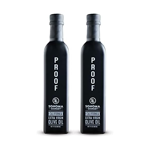 Sonoma Gourmet Proof: Everyday Extra Virgin Olive Oil | 100% California | Keto, Paleo, Non GMO, Gluten Free | 17 FL OZ (Pack of 2) Cover