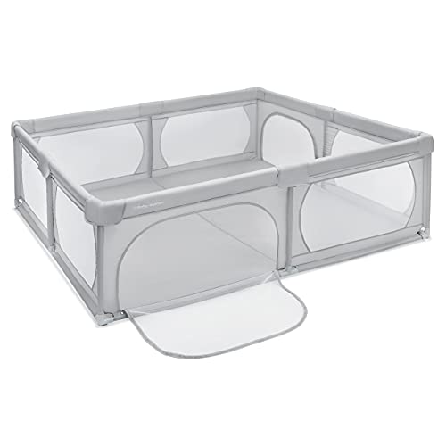 Moby-System Kinderlaufstall Baby Laufgitter Set - Aktivitätszentrum mit...