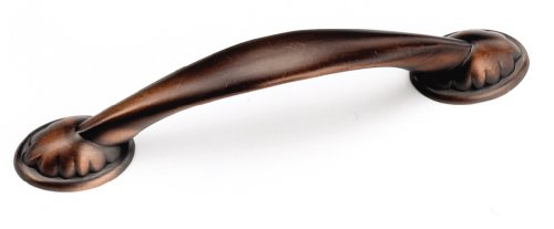 Laurey 24477 Cabinet Hardware 96MM/3-Inch Flower Pull, Venetian Bronze